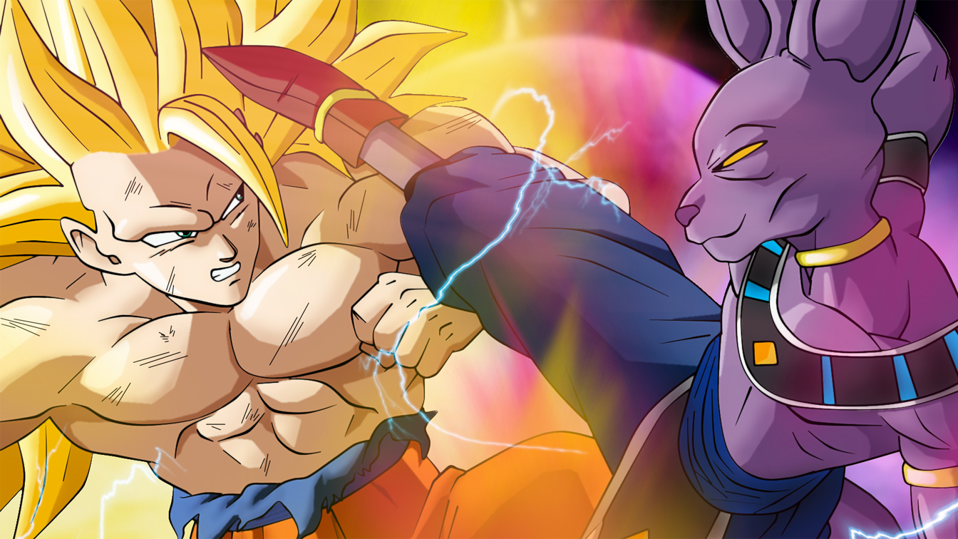 Goku si transforma en Deus Super Saiyajin #cenasdeanimes #dragonballs
